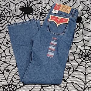 Levi's Bootcut Stretch Girls Demin Blue Jeans Size 12 Regular